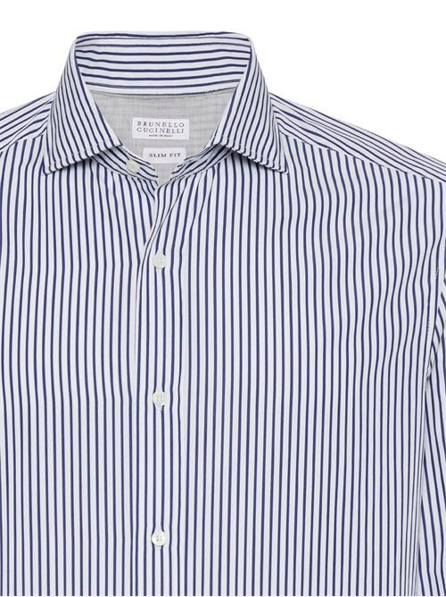 Camicia a righe Brunello Cucinelli | MY6241718C015